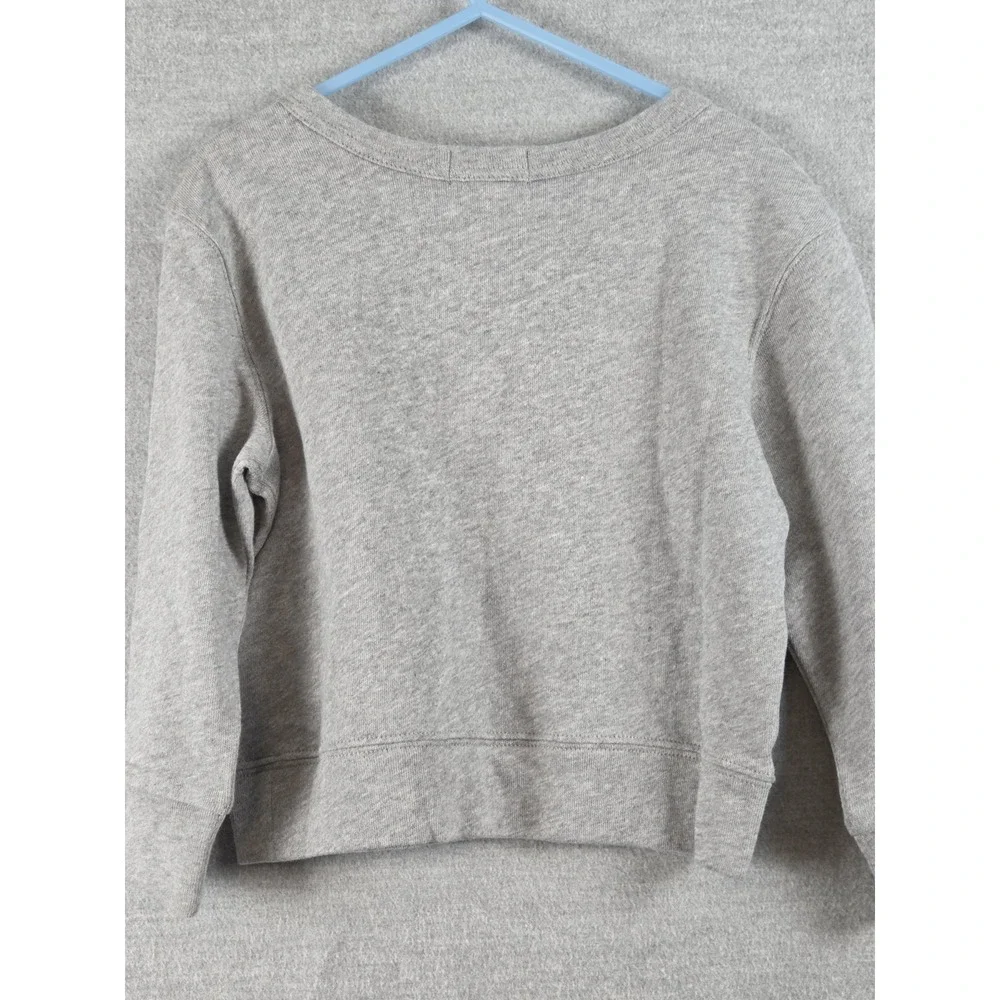 Polo Ralph Lauren Toddler Crewneck Sweatshirt 3T Big Spell Out Logo Gray Heather